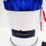 CAJAR CIRCULAR-ROSAS AZULES-ROSAS AZULES PARA REGALO