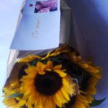Ramo de girasoles para cumpleaños