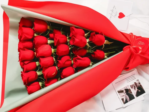 Ramo Gigante 24 Cómplices Más Tarjeta Fotos De Ambos