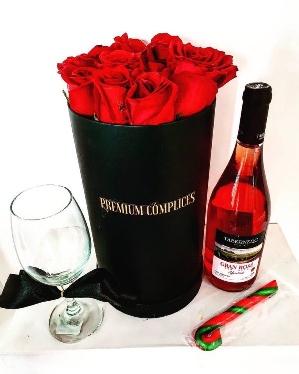 Box Gold De Rosas Más Vino Box Gold De Rosas Más Vino