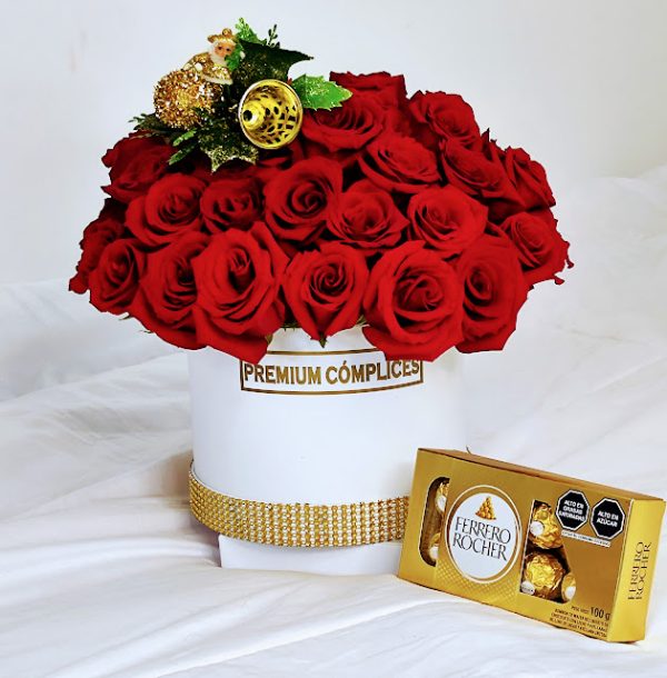 BOX DE ROSAS ROJAS