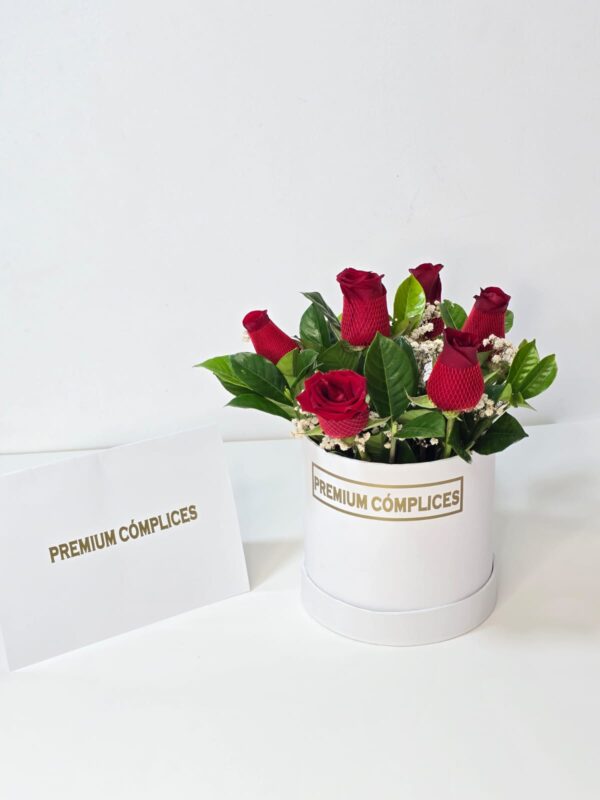 BOX DE ROSAS ROJAS