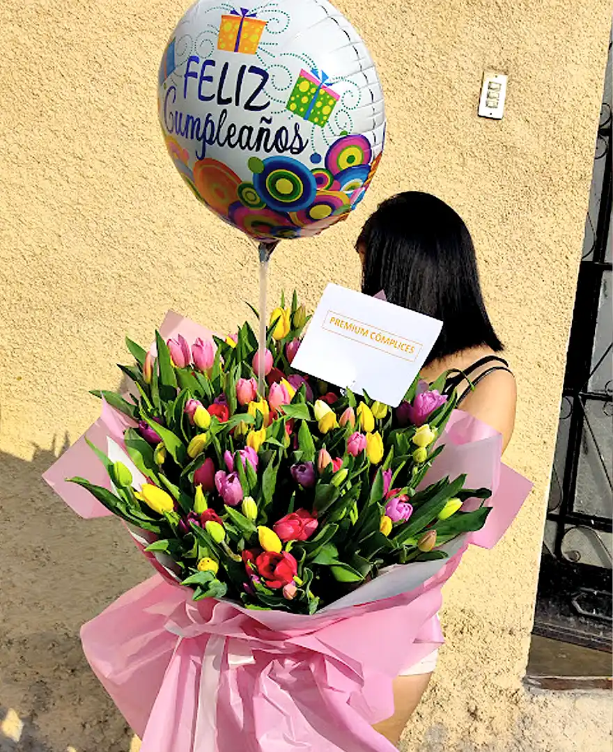 ARREGLOS DELUXE PREMIUM 12 tulipanes