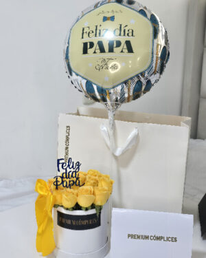 BOX PREMIUM CÓMPLICES ROSAS AMARILLAS