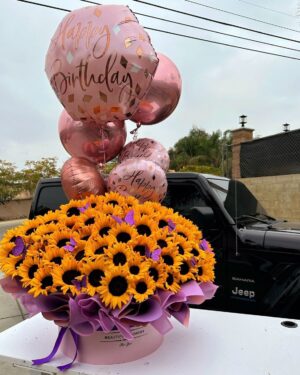GIRASOLES, GLOBOS