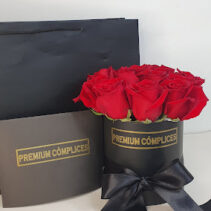 box de rosas para graduación
