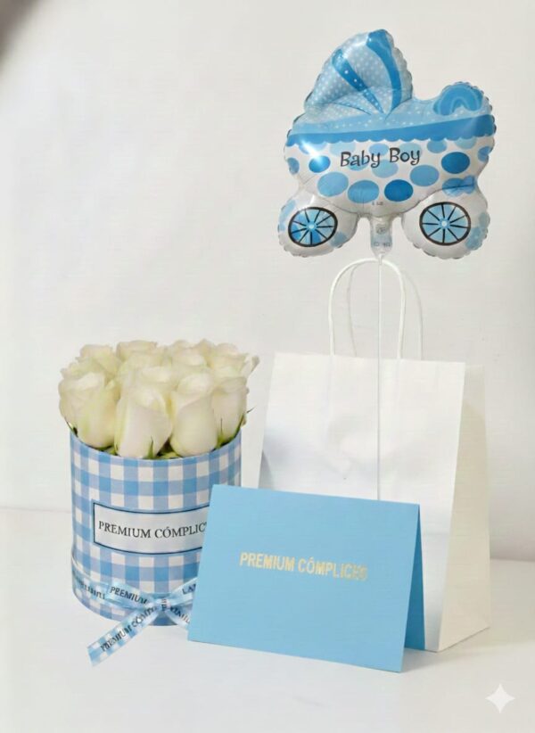 ARREGLO FLORAL PARA NIÑO RECIEN NACIDO